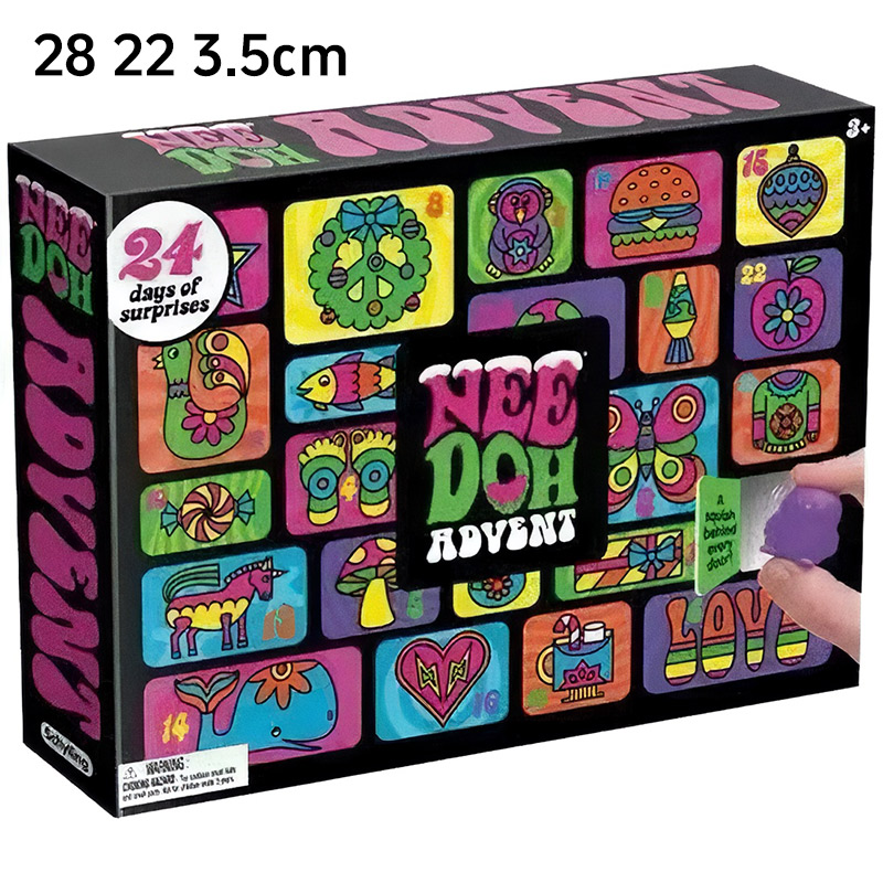 2026 NeeDoh Blind Box Advent C - Advent Calendar Gift ulasan dan harga