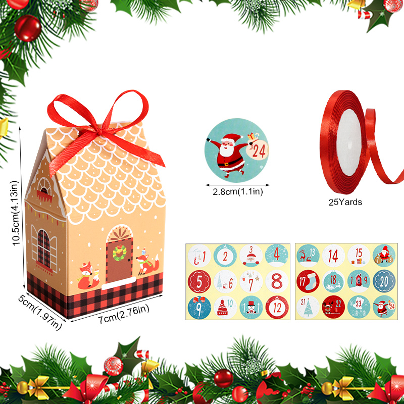 24Sets Christmas Advent Calend - Advent Calendar Gift ulasan dan harga