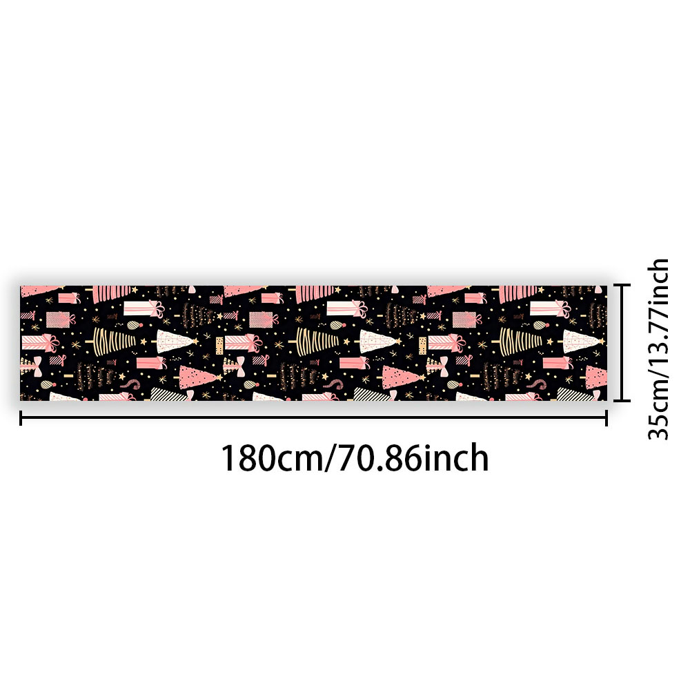 Christmas Table Runner Pink Xm - Christmas Table Runner ulasan dan harga