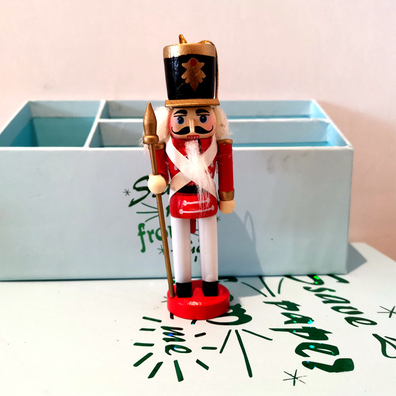 5/6pcs Merry Christmas Decorat - Nutcracker Figurine ulasan dan harga