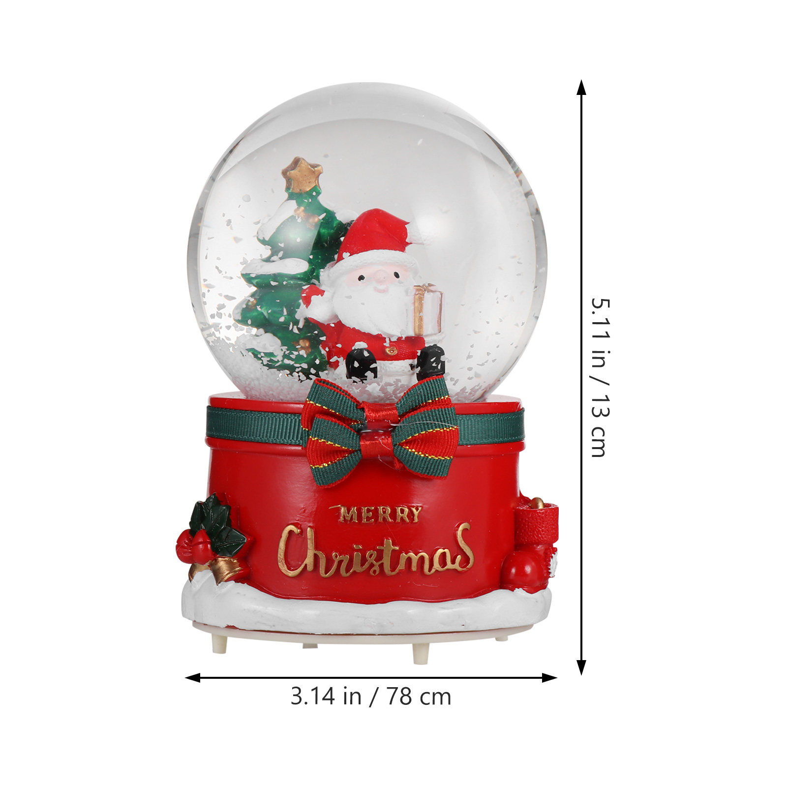 Christmas Santa Claus Globe Mu - Snow Globe Musical ulasan dan harga