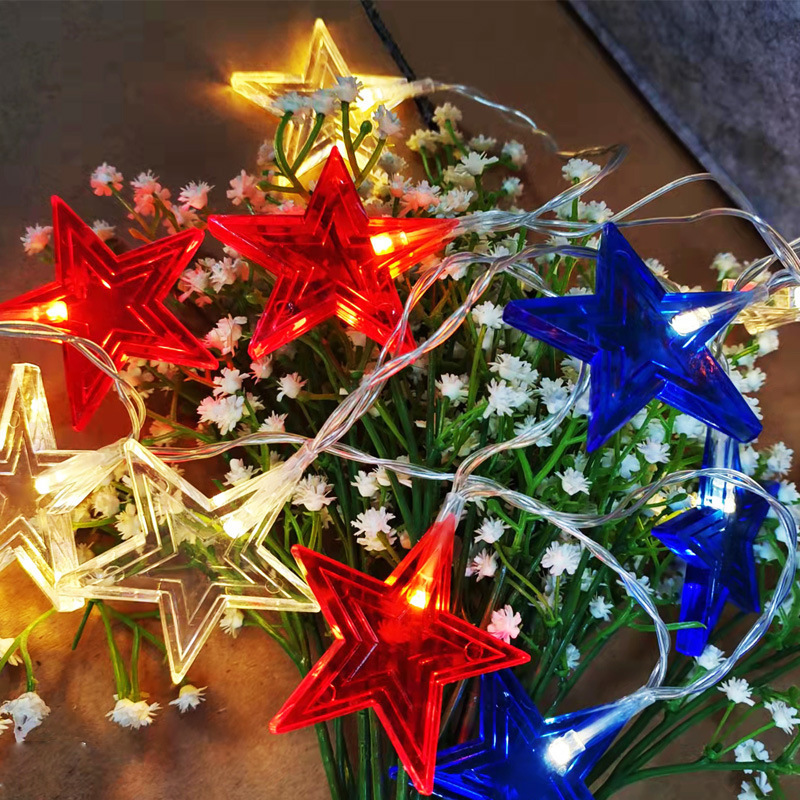 3Color Star LED String Lights  - Led Fairy String Lights ulasan dan harga