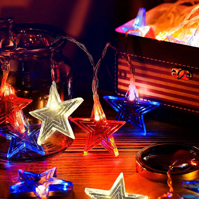 3Color Star LED String Lights  - Led Fairy String Lights ulasan dan harga