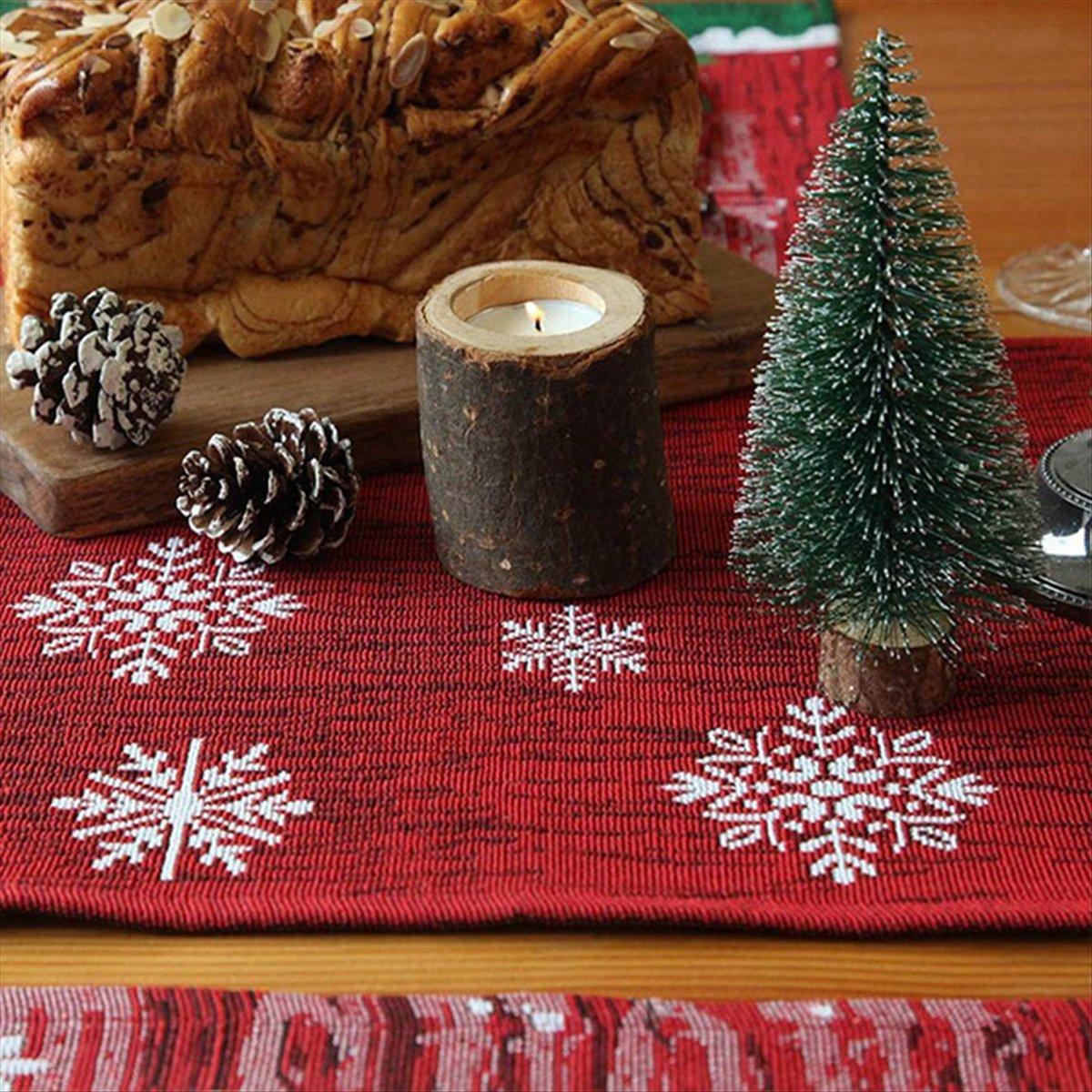 ABDD HOT  Christmas Table Runn - Christmas Table Runner ulasan dan harga