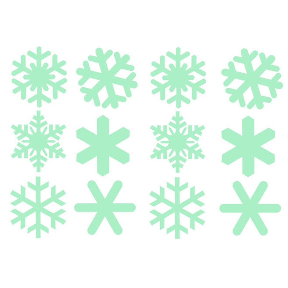 1Set Luminous Christmas Snowfl - Snowflake Window Decal ulasan dan harga