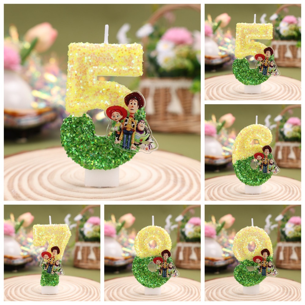 Hot Cute Cartoon T-O-Y Story D - Holiday Candle Set ulasan dan harga
